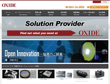 Tablet Screenshot of opt-oxide.com